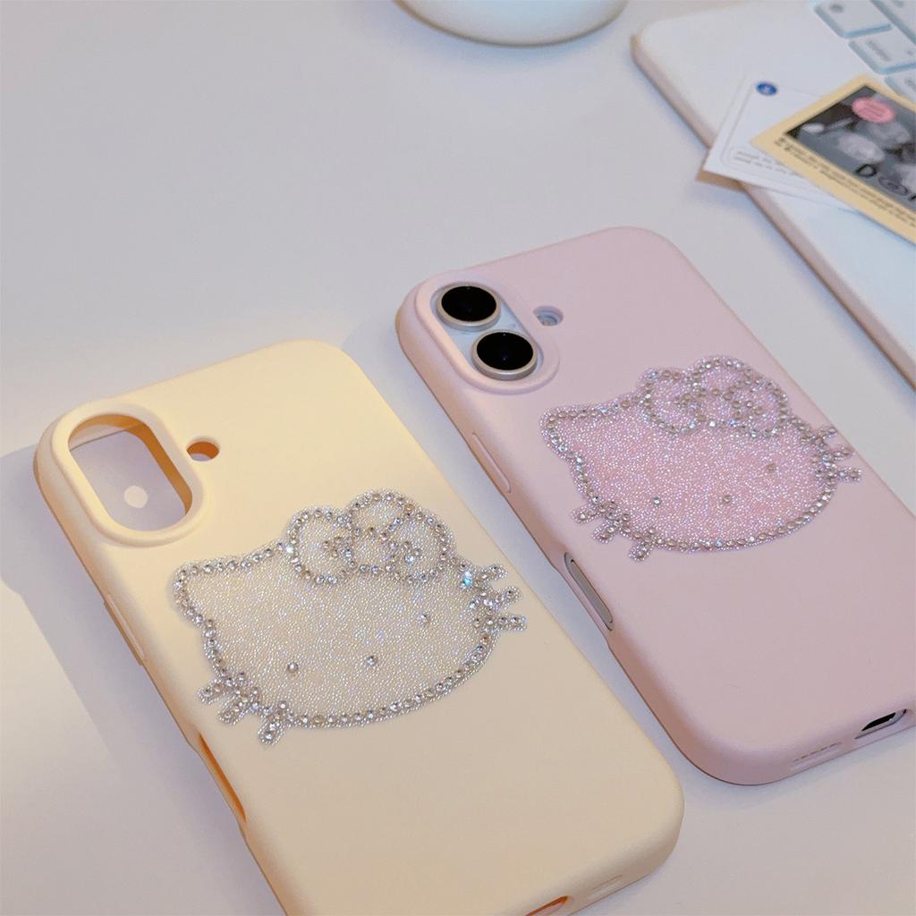 Funkelnde Katzen-iPhone Hülle für Apple iPhone 16, 17 und 18 Pro Max, Luxuriöses 3D Design, Sturzschutz