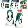 Lum Lamu Long Green Cartoon Cosplay Wig For Any Face Shape