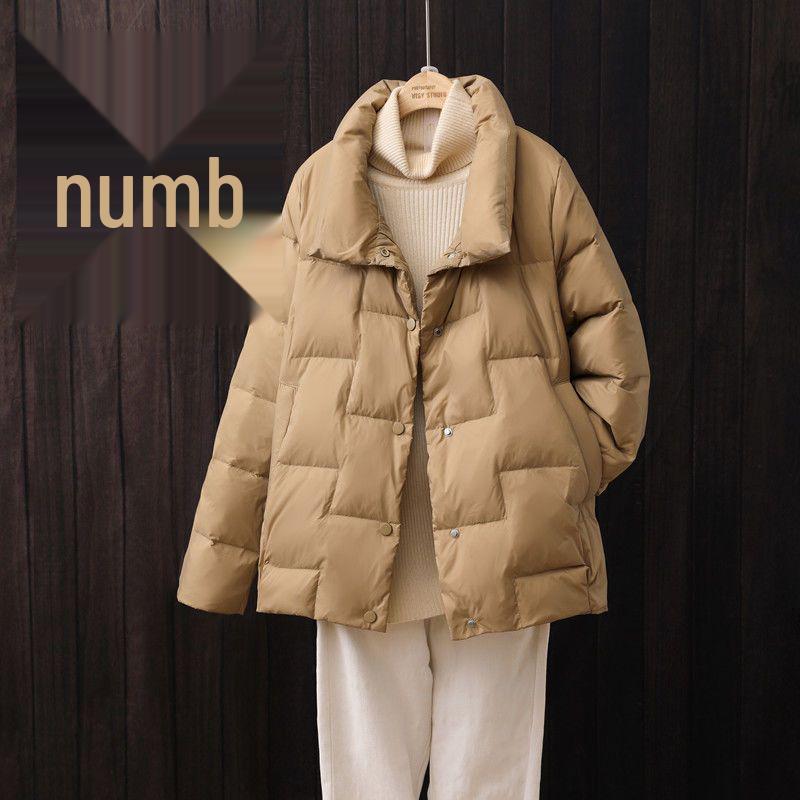 Women's Lightweight Ultra-Light Down Jacket - Short, Plus Size, Casual Trendy Outerwear for Autumn and Winter