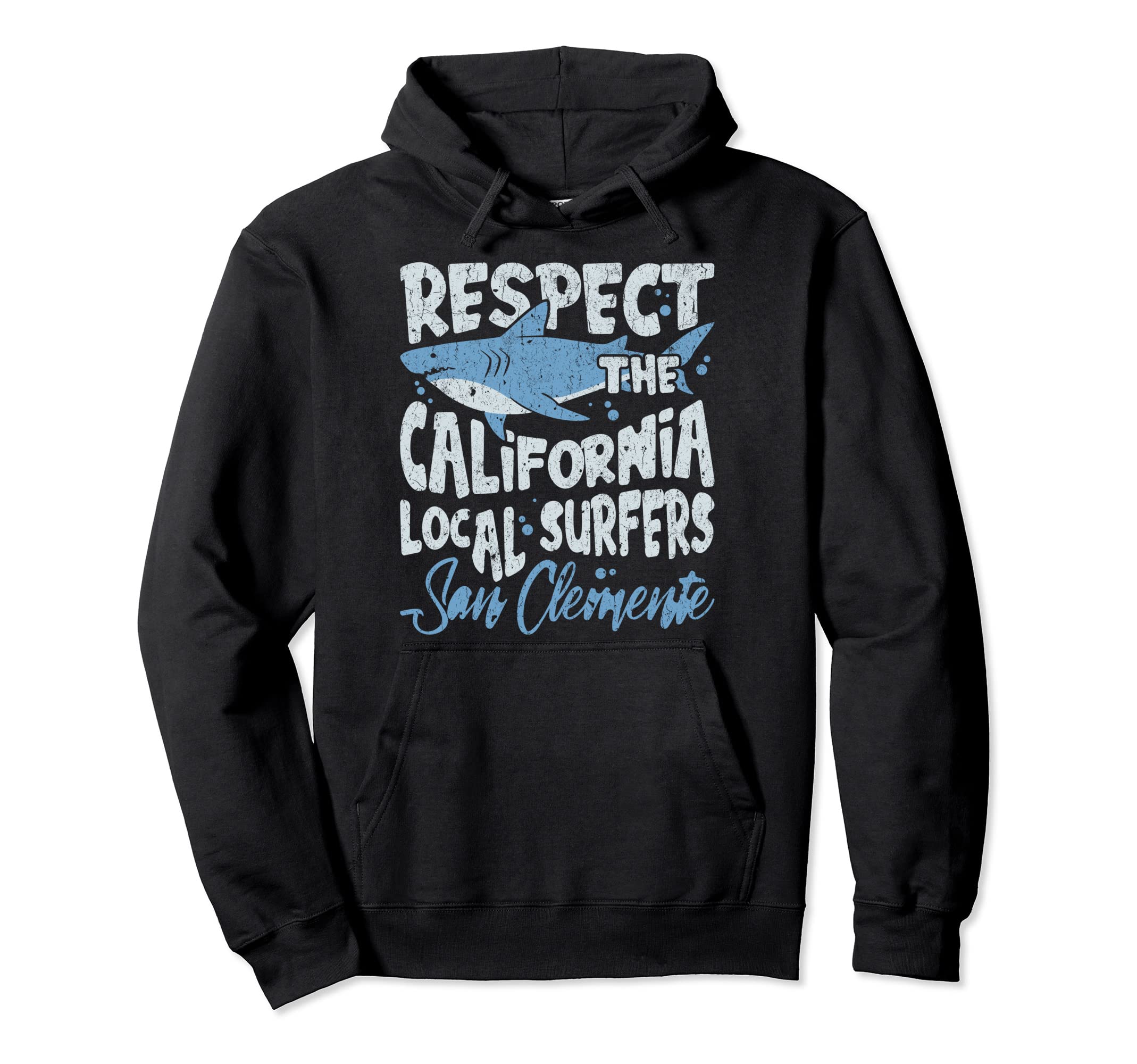 

Respecting local San Clemente Summer Hoodie California s surfers чорний