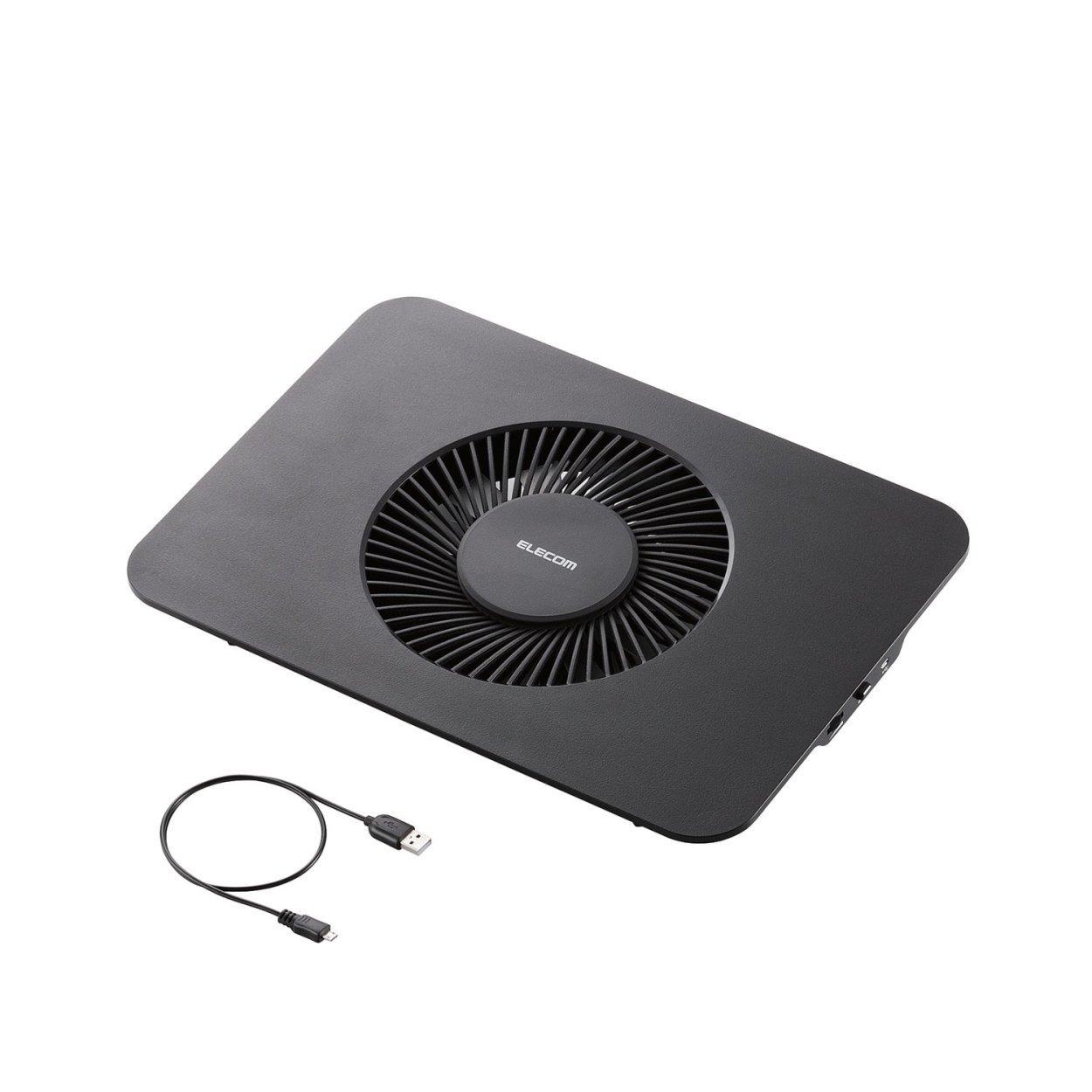 

ELECOM Laptop Cooling Stand PS3 PS4 Horizontal Large Fan Compatible with up to 17 inches Black SX-CL21LBK чёрный