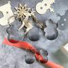 Steel Gingerbread Man Snowflake Xmas Cookie Cutters Set Christmas Decor Biscuit Mold Baking Tools