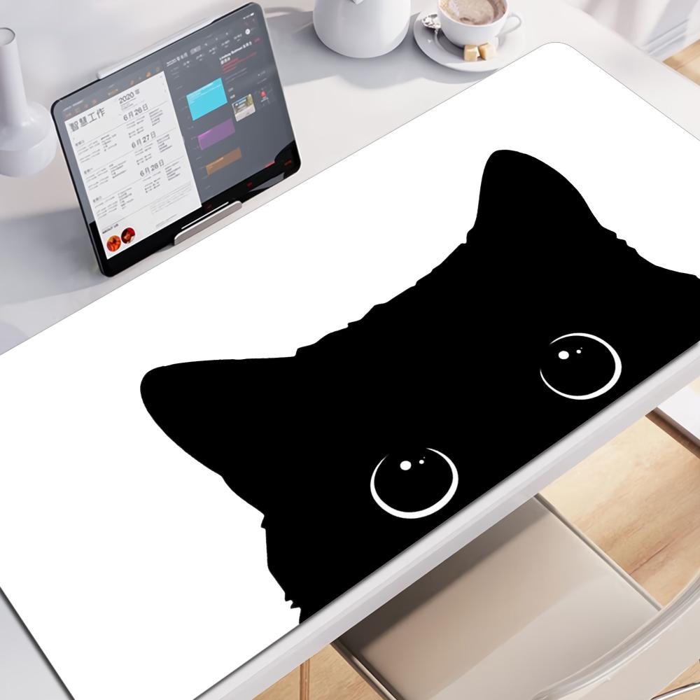 Cat Mouse Pad Gamer Mousepads Lock Edge Gaming Mousepad Mouse Mat Large Keyboard Mat Desk Pad for Computer Laptop