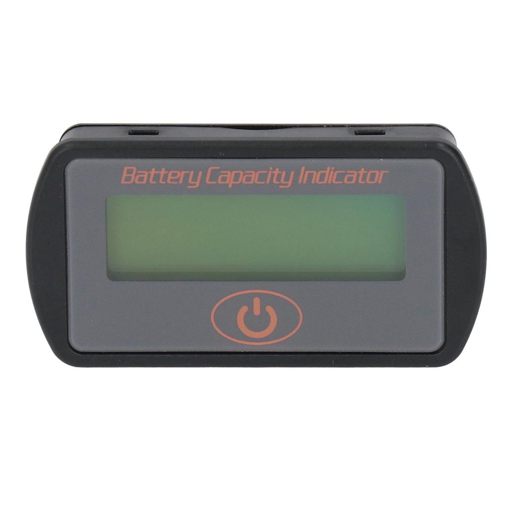 Battery Meter Lightweight Small Size Portable LCD Display Battery Capacity Voltage Indicator 8‑63V 36V