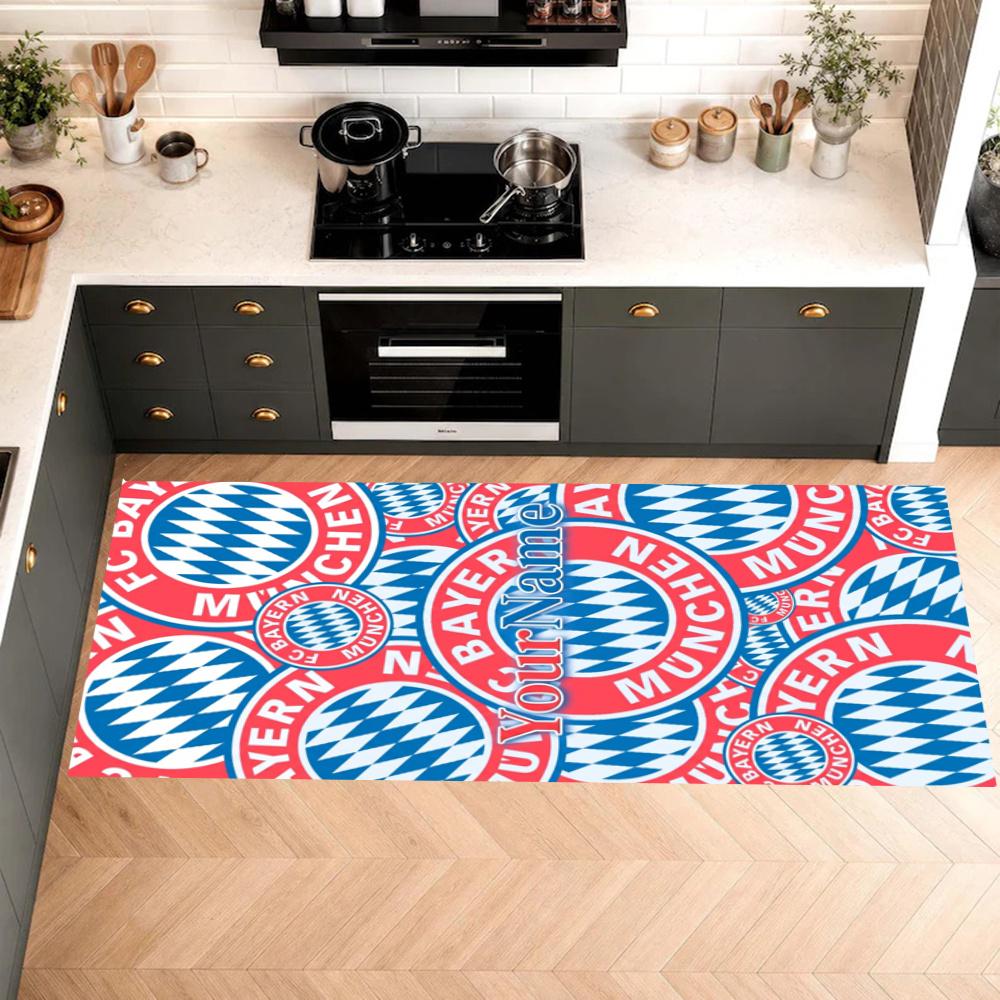 Bayern Munich Customize Your Name Kitchen Rug Runner Rug Laundry Mat Hallway Entryway The Best Gift Choice