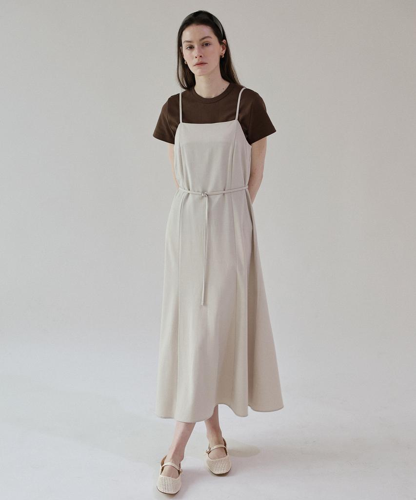 Keullaepeu Summer Wool Long Dress_Beige