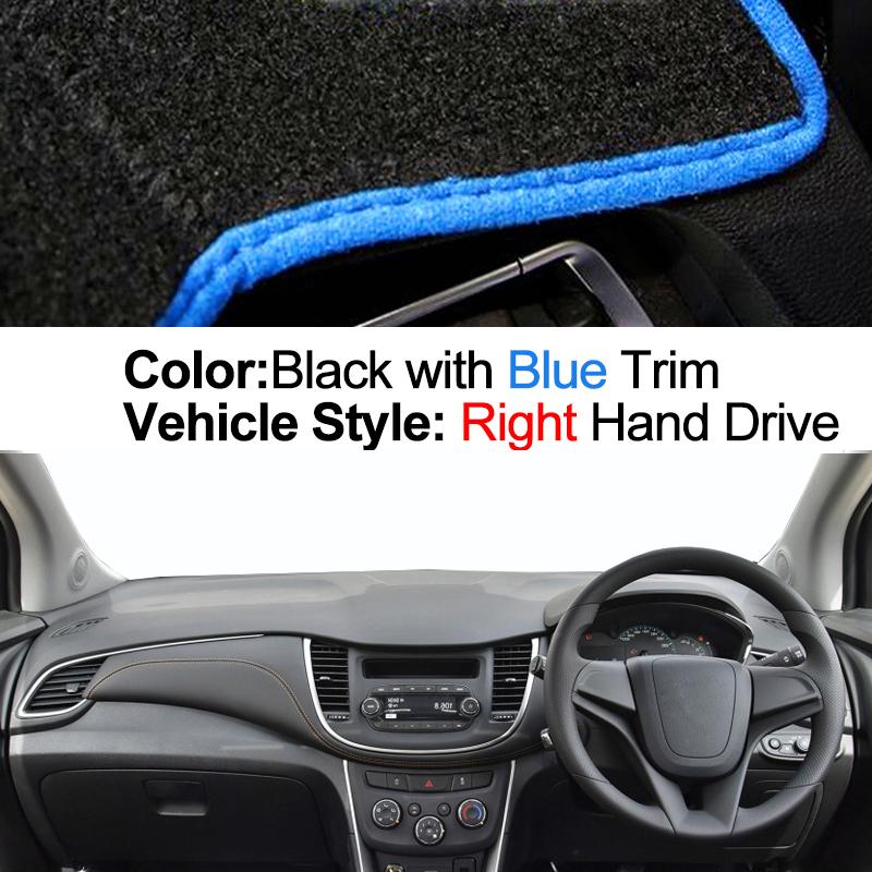 Auto Armaturenbrett Abdeckung Armaturenbrett Matte Teppich Umhang Für Chevrolet Chevy Trax Tracker 2017 2018 2019 2020 2026 Für Holden Trax 2017 - 2026