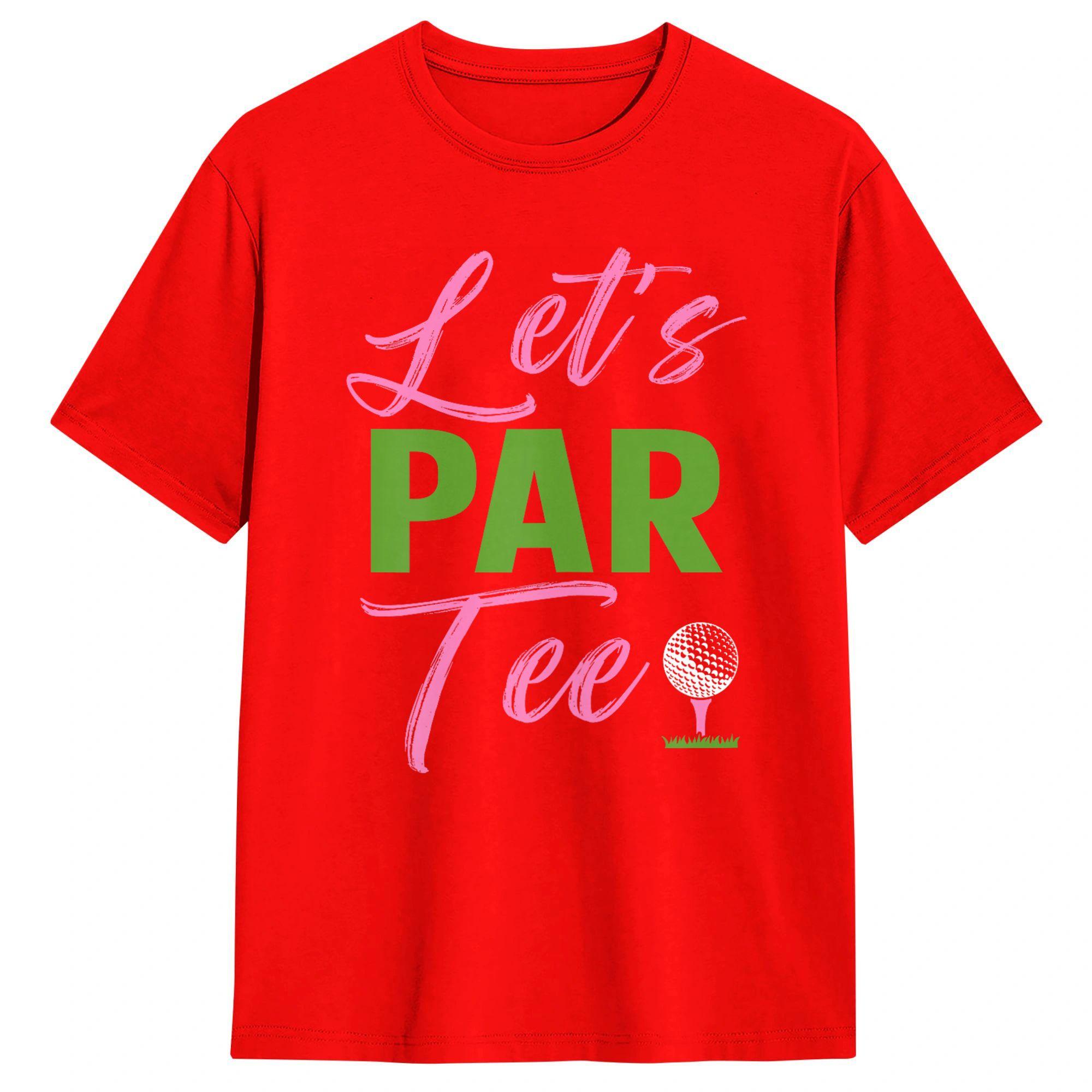 LetS Par Tee T Shirt Beach Aesthetic TShirts Cotton Hipster Tee Shirt For Unisex Casual Tops S