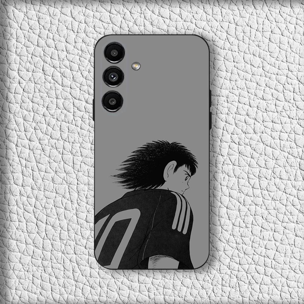 Anime C-Captain T-Tsubasa Phone Case For Samsung Galaxy A20,A21s,A22,A31,A32,A52,A53,A72,73,A80 Soft Black Cover Samsung a735g