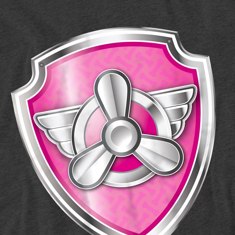 Paw Patrol Unisex Adult Skye Badge T-Shirt