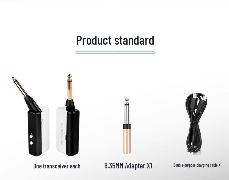 

Bluetooth Audio Transceiver for Electric Guitar, Bass, Wind Instrument, and Electronic Organ