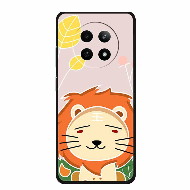 Realme 12 5G Phone Case: Embossed Color Painting, Drop-proof with Concave-convex Texture - 1 Piece