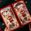 6pcs Traditional New Year Red Envelopes Cartoon Gifts Packing Bags  Wedding Birthday