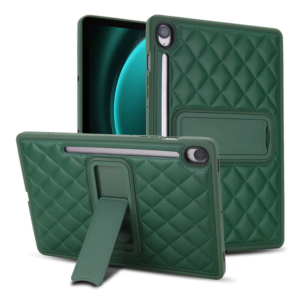 Luxury Leather for Samsung Tab Stand Case S10 Lite S9 FE S6 Lite A11 A9 Plus FE A8 A7 Lite Case Kickstand Cover