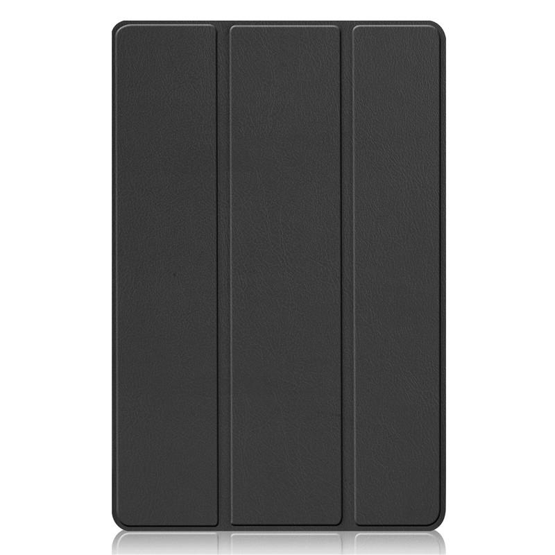 Étui Funda Pour Samsung Tab S6 10,5 pouces Tripli Pliant Magnétique Cuir PU Support Rigide Housse Intelligente Pour Galaxy Tab S6 SM T860 T865 Étui Tab S6 (10.5 inch) noir