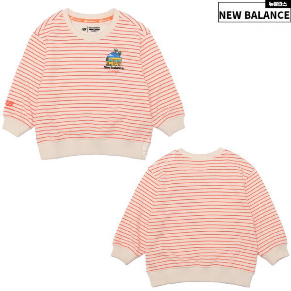 New Balance Kids New Balance Kids Essential Stripe Sweatshirt Nk9cd1102u 80