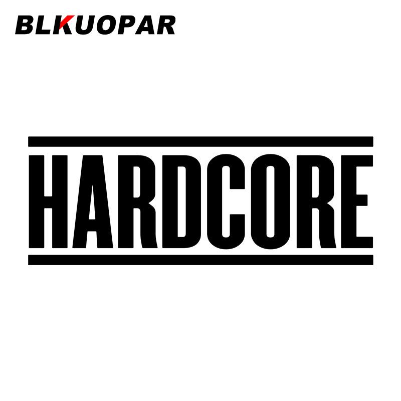 BLKUOPAR Hardcore Car Sticker Sunscreen Fashionable Decals Personality Waterproof Sunscreen Funny Original JDM Car Accessories