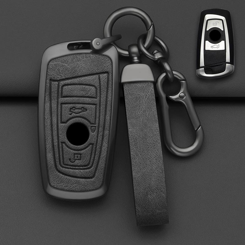 Alloy Style Car Key Case Cover Shell Fob For BMW F20 F30 G20 F31 F34 F10 G30 F11 X3 F25 X4 I3 M3 M4 1 3 5 Series Accessories