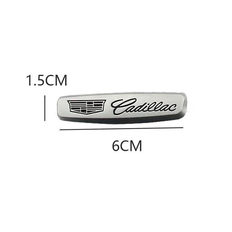 Metal Car Seat Decorative Badge for Cadillac ATS BLS CT4 CT5 CTS ESCALADE EXT STS XLR XT6 XTS Auto Interior Sticker Accessories