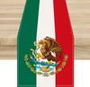 Mexico Independence Day Linen Table Runner Party Decor Reusable Mexican Flag Kitchen Dining Table Runner Holiday Party Decor