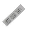 3D Car Body Rear Trunk Black Chrome Emblem Adhesive Stickers For Mercedes AMG E Class W213 W212 E43 E53 E63 Sticker Accessories