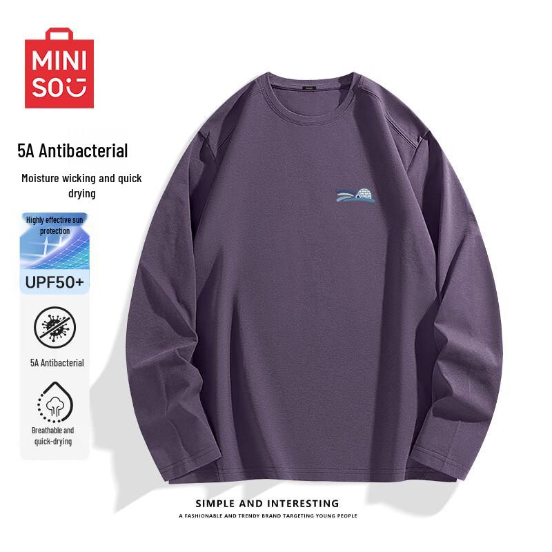 MINISO Men s Quick-Dry Long-Sleeve Sports T-Shirt 3XL