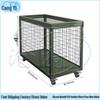 Portable Folding Mesh Storage Cage with Wheels