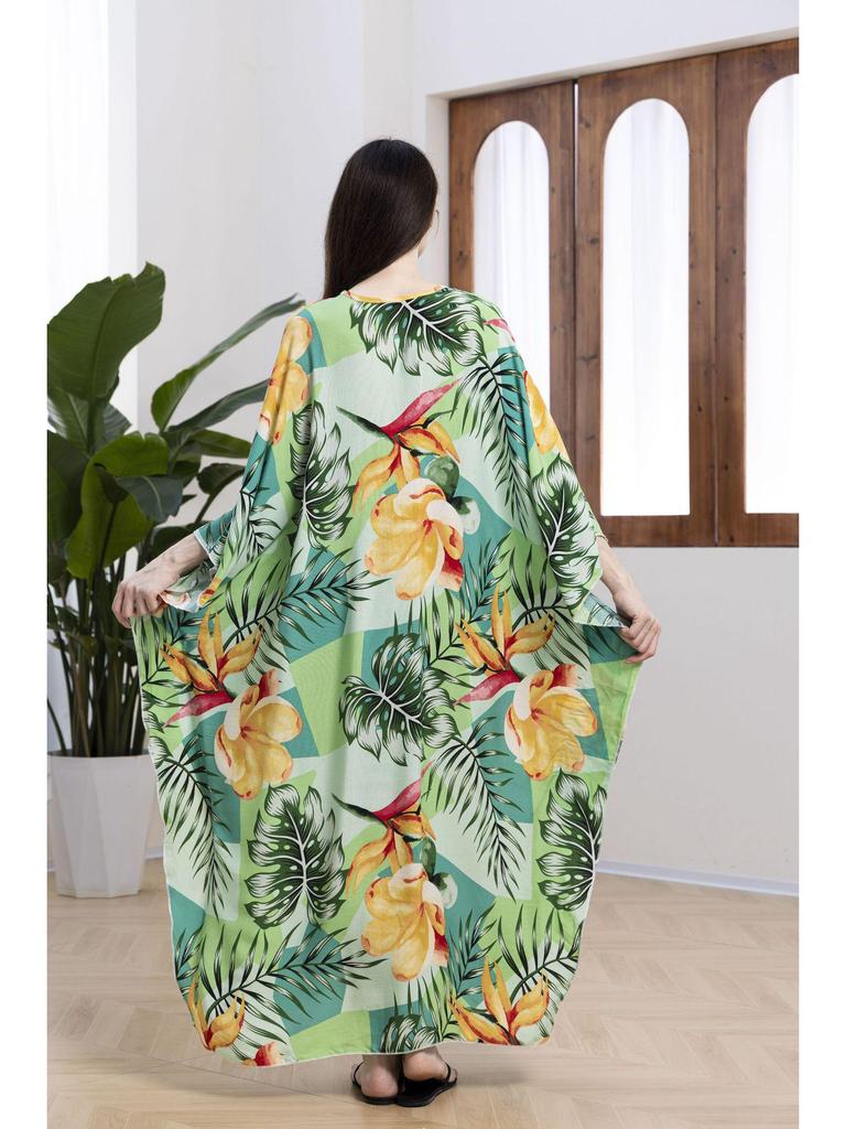 Rayon Handmade Knitted Beach Cover-Up, Plus Size, Long Robe, Bikini Sun Protection, 16 Colors Available
