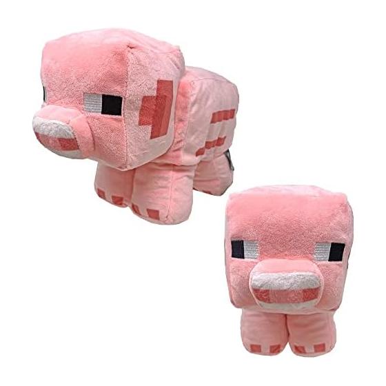 Popular Mobs Turned Into Big Stuffed Animals BIG Stuffed Animals, Sheep, Pigs, Set of 2, Approx. 30cm, Official Goods