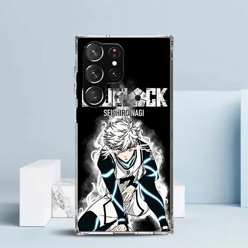 Blue Lock Nagi Seishiro Soft Cover for Samsung Galaxy S25 Edge S26 S24 S23 Ultra Phone Case S22 S21 Plus S20 FE Print Pattern Sh