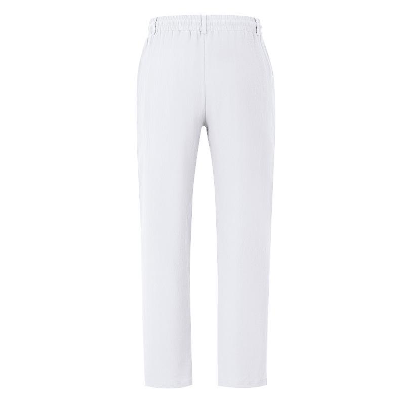 American Style Men's Casual Wide-Leg Linen Beach Pants - Four Seasons Trend