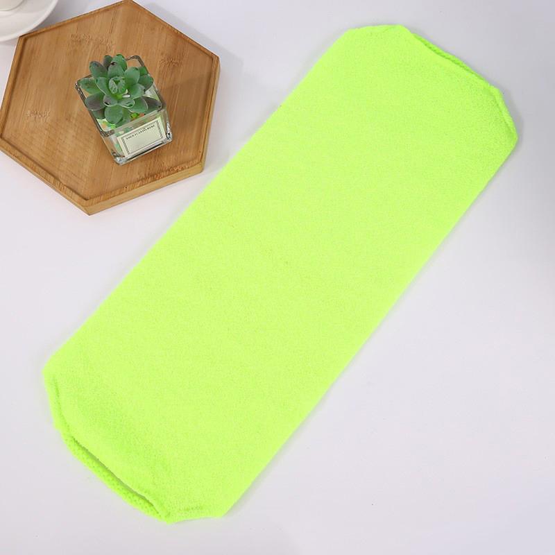 High Elasticity Frosted Long Shower Towel Shower Body Brush Bathing Massage Back Body Exfoliating Bathroom Wash Brush Bath Tools