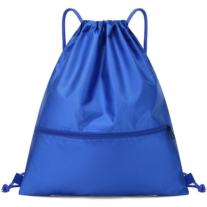 Unisex Waterproof Drawstring Backpack, Large Capacity for Sports and Travel, Suitable for Basketball and Storage