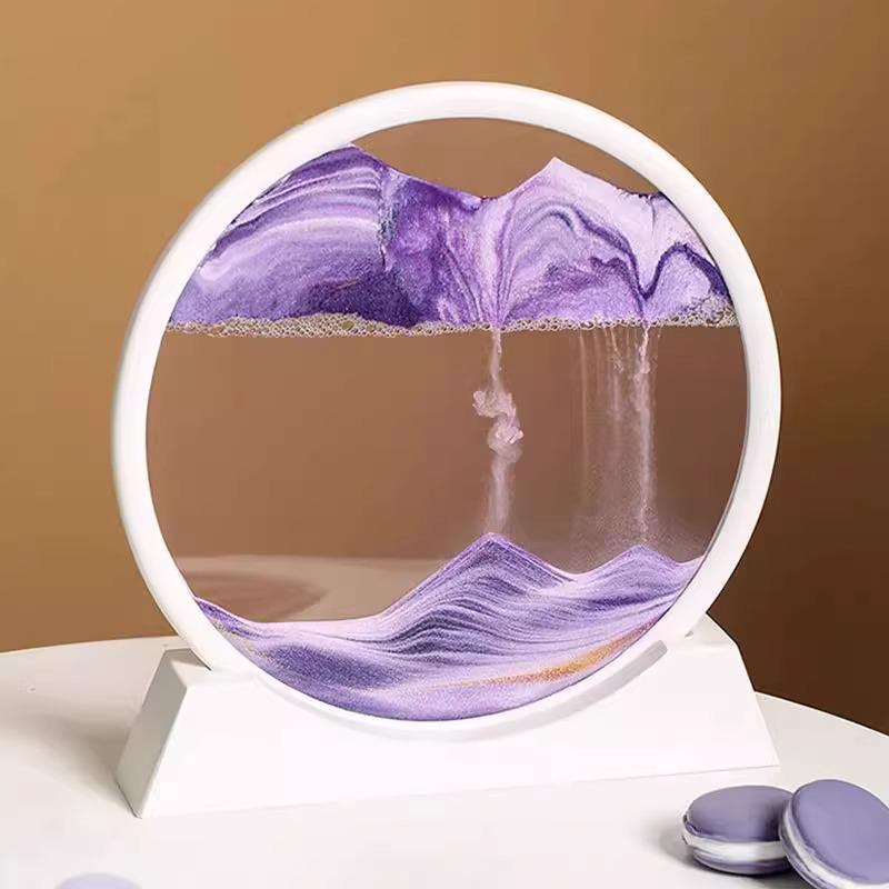 3D Quicksand Hourglass Art Decor for Living Room or Office - Creative Landscape Design