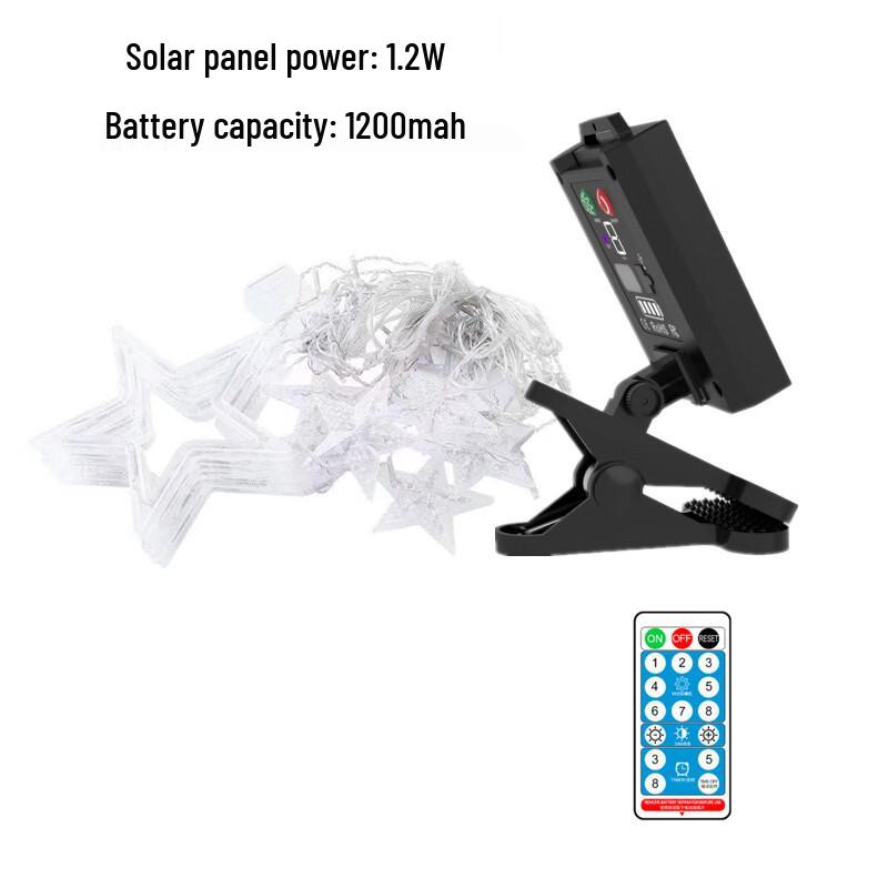 

Solar LED Star Moon Decorative Light