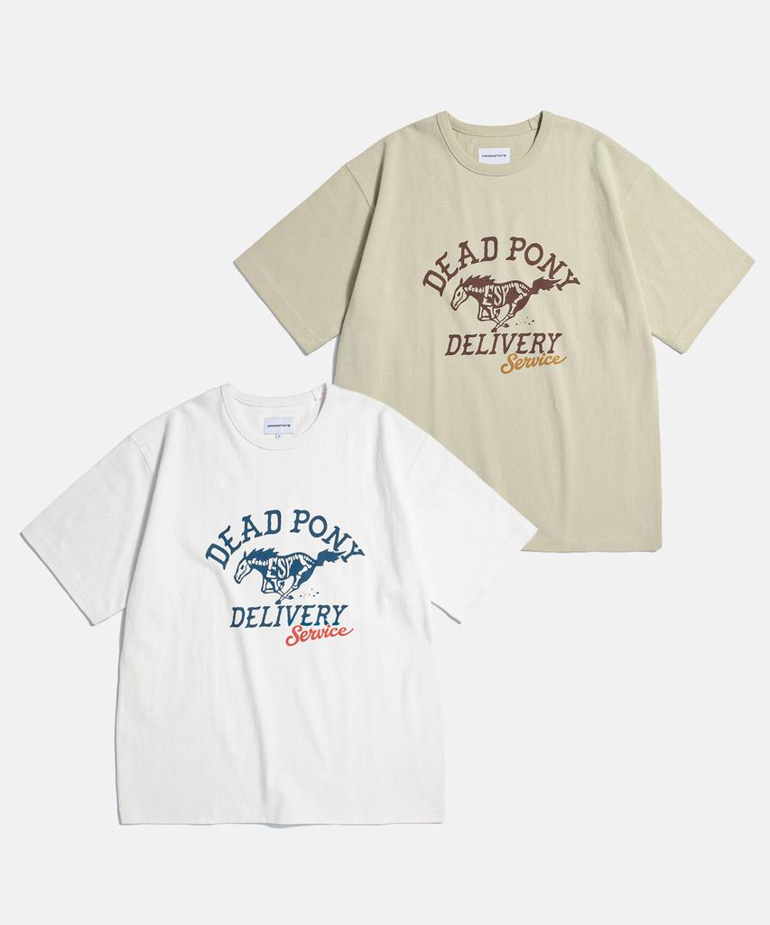ESPIONAGE Dead Pony Service Heavyweight Tee Sand