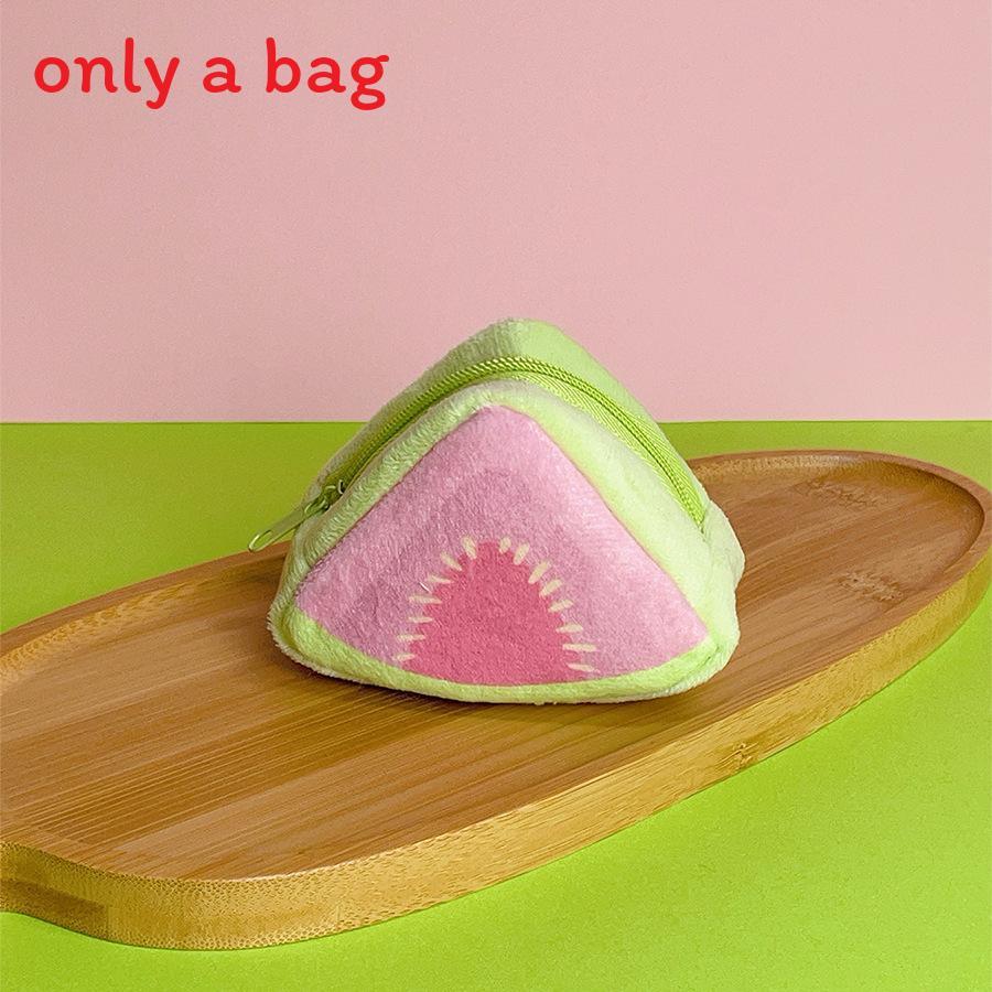 Strawberry Plush Coin Purse With 3d Fruit Design And Earphone Holder For Girls And Boys