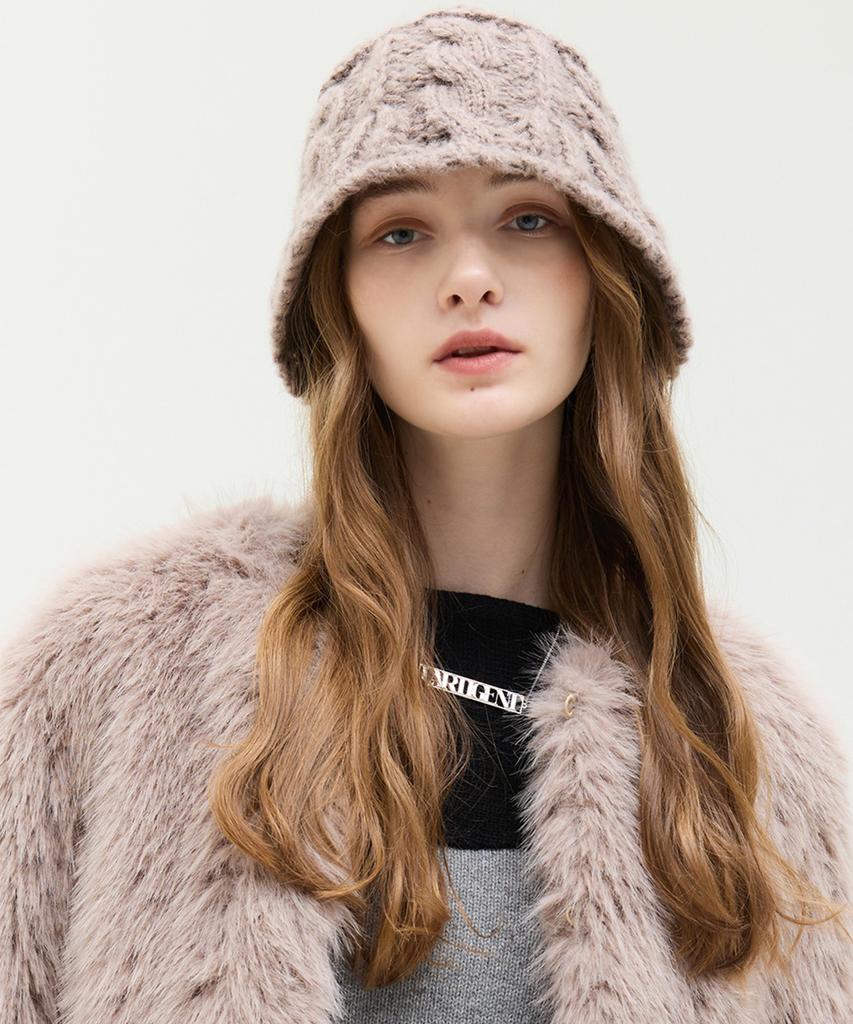 LARTIGENT Lx Knit Bucket Hat(Brown)