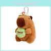 Adorable Plush Cartoon Capybara Keychain Perfect For Gifts And Collectibles