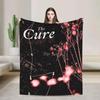 THE CURE Band Flannel Blanket  Super Warm Throw for Home Decor Soft Fluffy Bedspread Sofa or Bed Cover