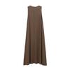 Fashion Style 2024 Fall and Winter New Women's Clothing Easiest for Match Loose round Neck Sleeveless Length Midi Skirt Dress 4661291