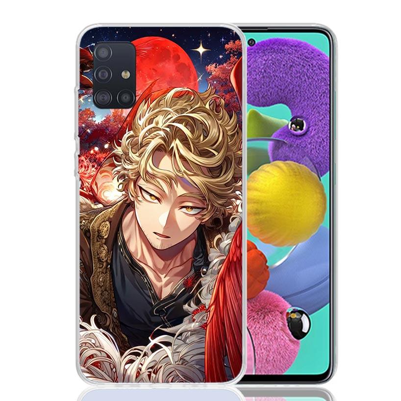 Hawks MHA My Hero A-Academy Phone Case For Samsung Galaxy A52 A32 A22 A12 A02S A50S A30S A51 A31 AA71 Note 20 Ultra 10 S10 Plus