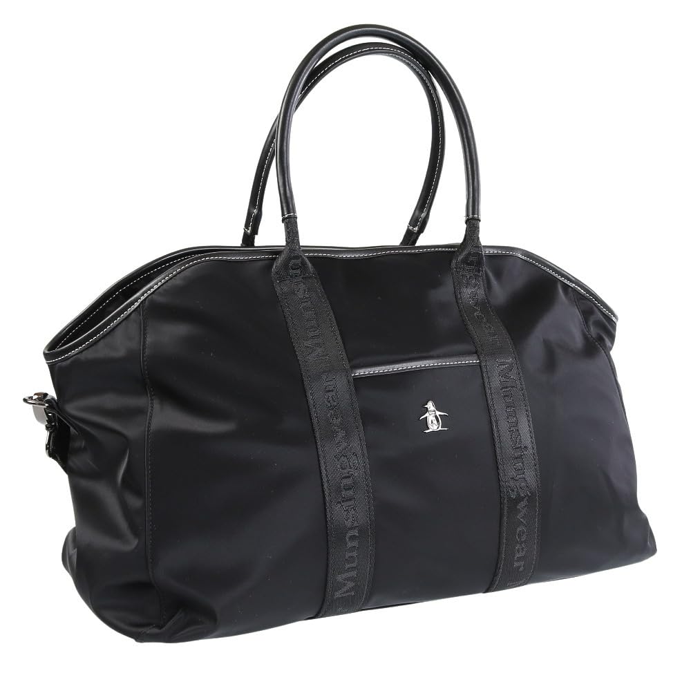 

Сумка Boston с логотипом через плечо Town Golf MQBXJA02 BK00 [Munsingwear] Ремень, лента, глянцевый, использование, путешествия, (черный)