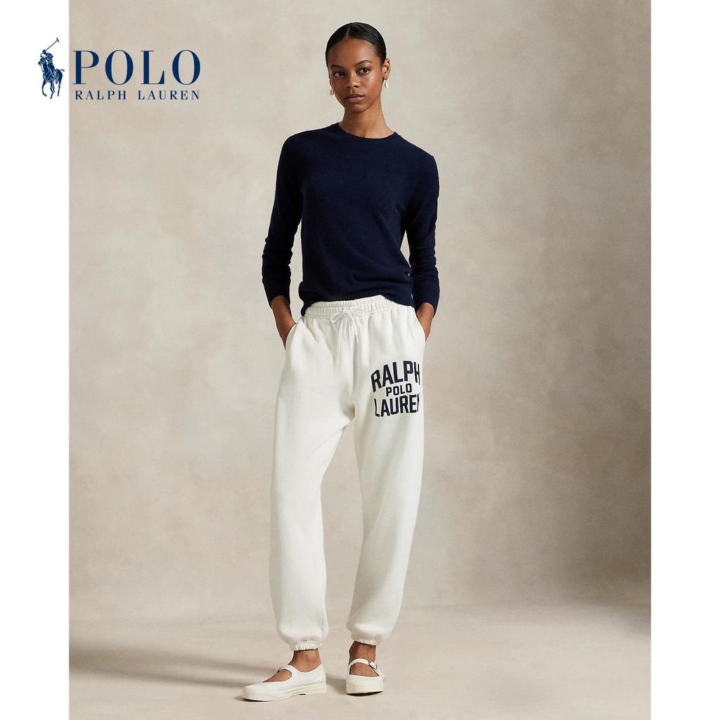 Polo Ralph Lauren Drawstring Fleece Comfortable Long Pants Knitted Sports Pants Women bottoms WMPOPNTNBQ20293