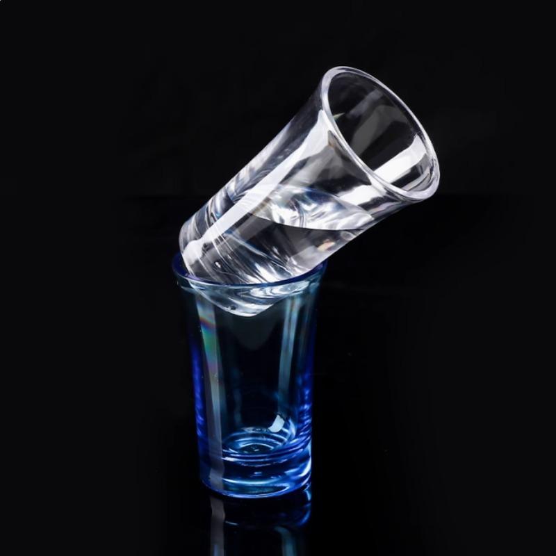 10 PCs BPA-Free 35ml Plastic Shot Glasses, Shatterproof Rainbow Liquor Cups for Party Club Bar, Dishwasher Safe Barware