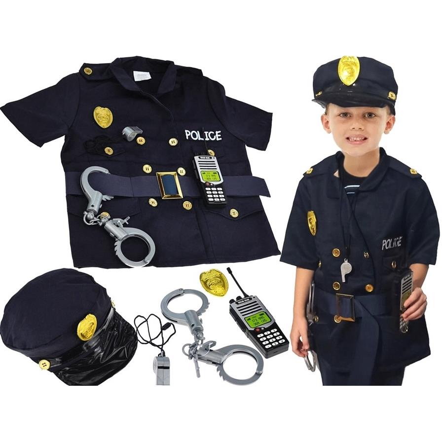 Outfit Policeman Costume Policeman Set Handcuffs Hat