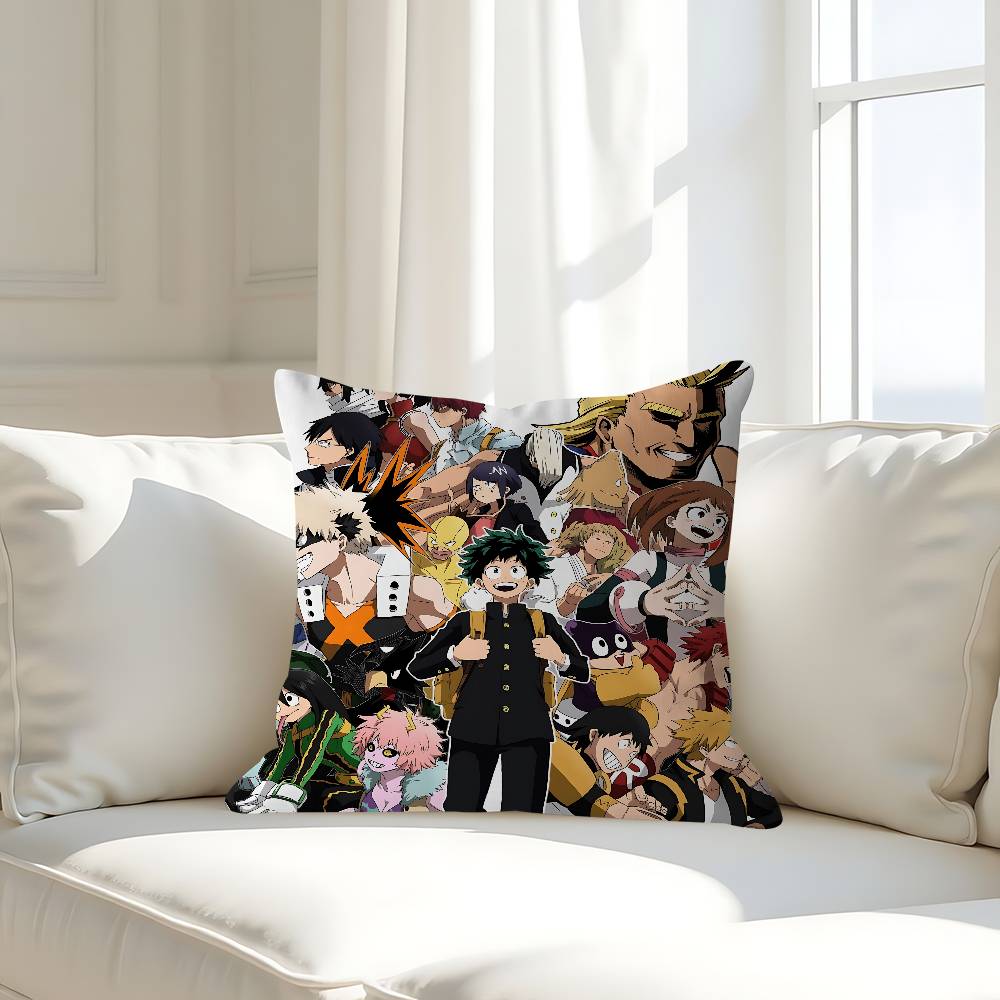 My Hero A-Academia Kissenbezug Abnehmbarer Waschbarer Kissenbezug – Ganzjahresweichleinen