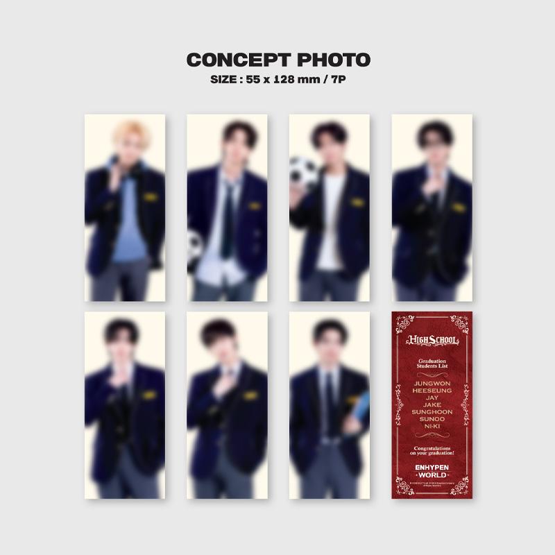 [PRE ORDER] ENHYPEN WORLD High School Coupon Card BASIC Ver.