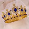 Königskrone Tiara für Unisex Hochzeit Prinzessinnenkrone für Weihnachten Barockes Stirnband