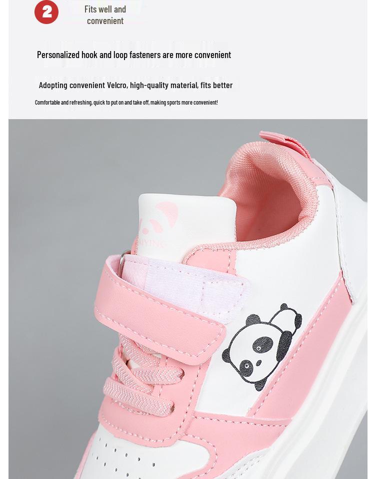 2025 Autumn Girls' White Skate Shoes: Versatile, Non-slip, Casual Running Sneakers